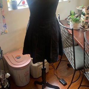 Black Pleated Skirt Hollister